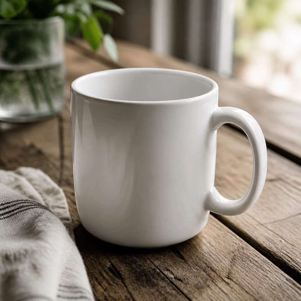 Classic White Ceramic Mug