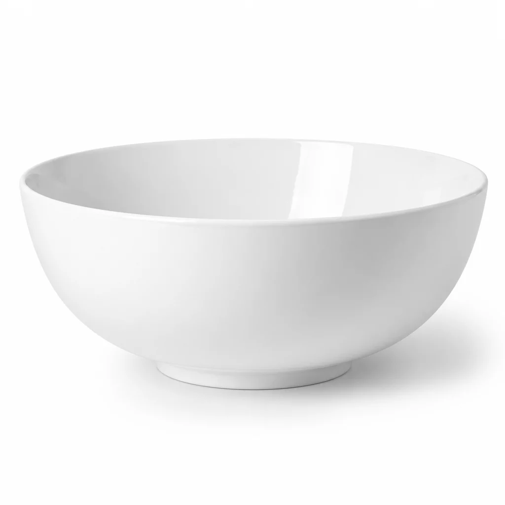 Large White Serving Bowl