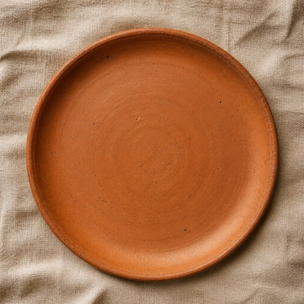 Rustic Terra Cotta Plate